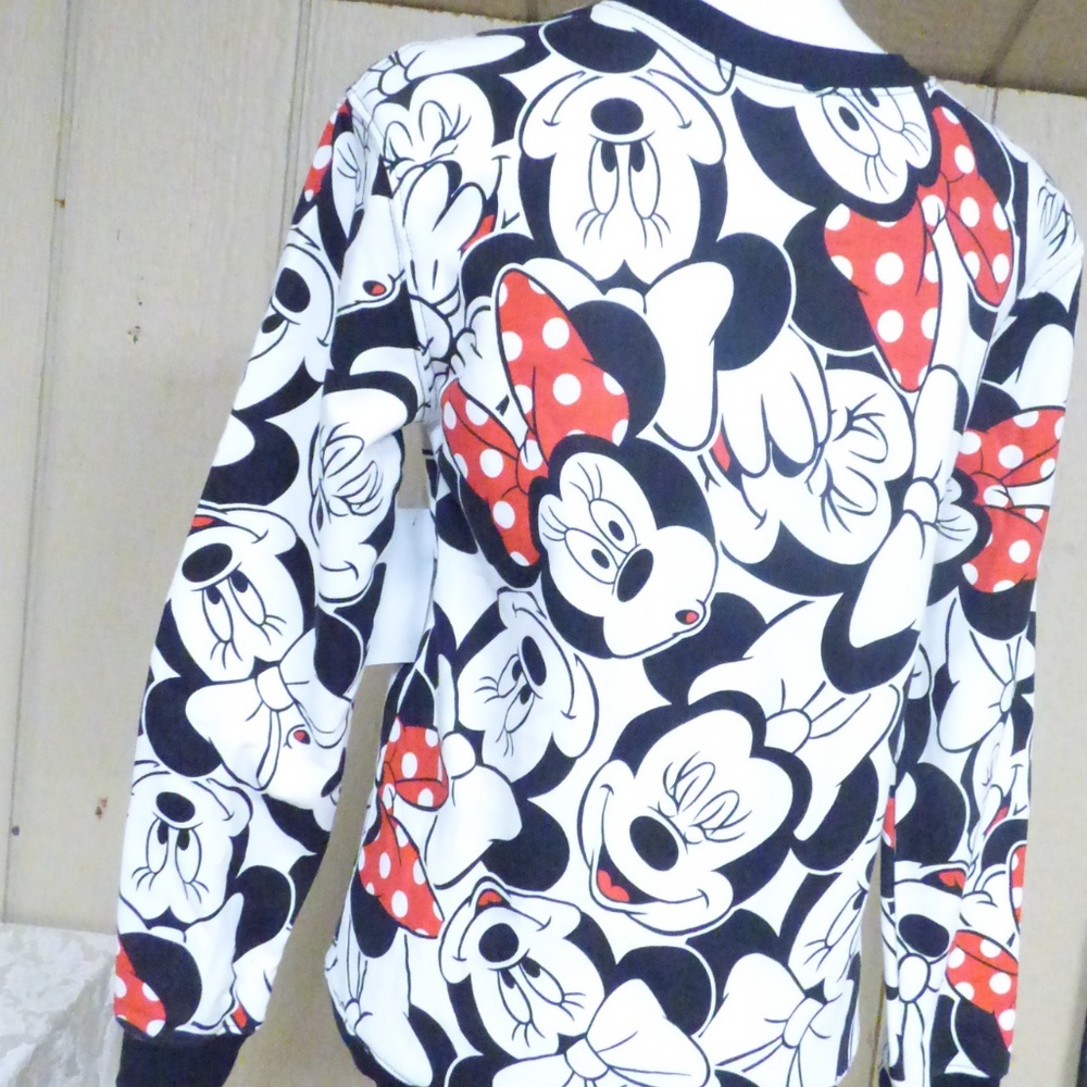 Disney Junior’s Minnie Printed Sweatshirt, Size S - Picture 5 of 8